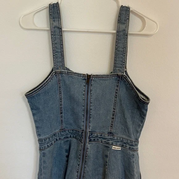Billabong Blue Denim Jumpsuit - Picture 6 of 8